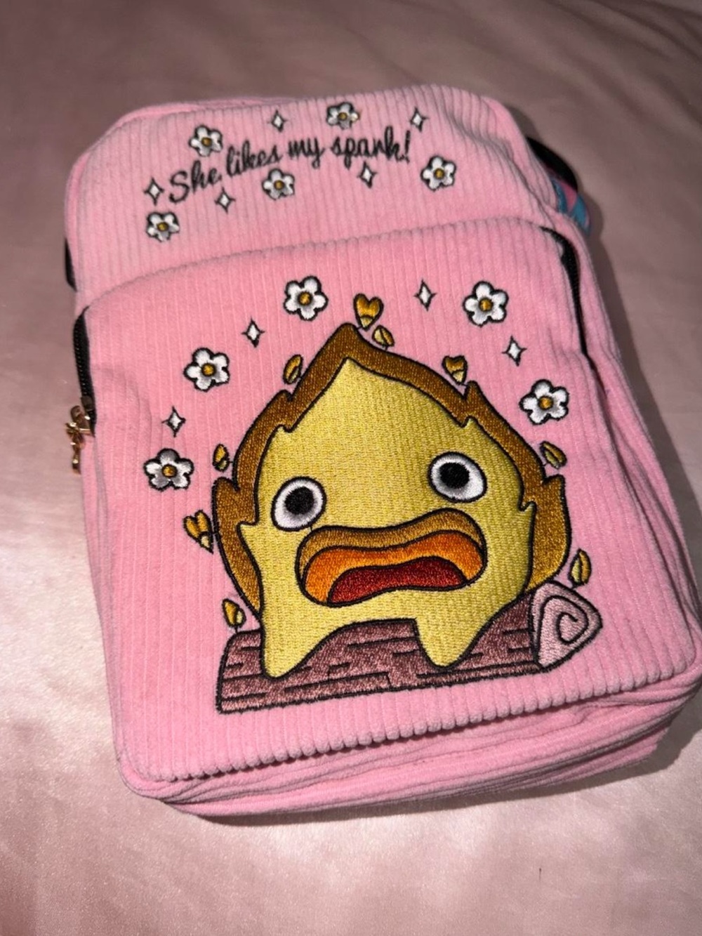 Veestoriashoppe Howl’s moving castle Calcifer bag